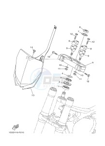 YZ250 (1SSH 1SSJ 1SSK 1SSL 1SSL) drawing STEERING