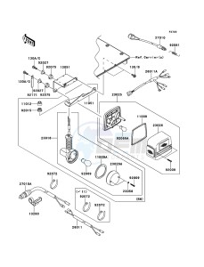 MULE 4010 TRANS 4x4 DIESEL KAF950GCF EU drawing Taillight(s)