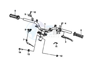 FIDDLE III 125I (XA12W2-EU) (L7-M0) (E4) drawing STRG. HANDLE COMP