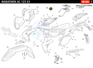 MARATHON-125-AC-SM-E4-FREE-JUMP-AUSTRIA-FREE-JUMP-BLUE drawing COWLING