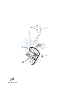 XP500A T-MAX T-MAX 500 (59CD) drawing TAILLIGHT