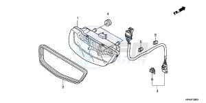 NC750SAH 2ED - (2ED) drawing TAILLIGHT