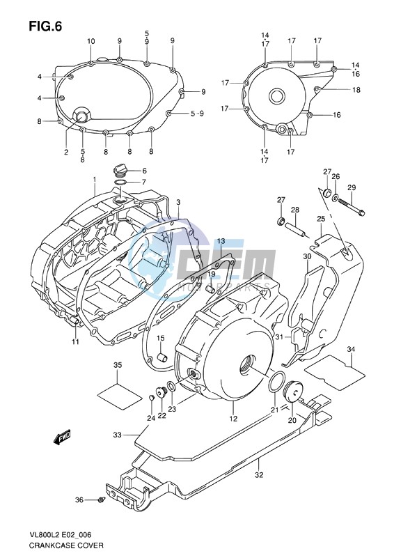 CRANKCASE COVER