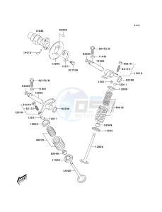 KLX 125 A (A1-A3) drawing VALVE-- S- -_CAMSHAFT-- S- -