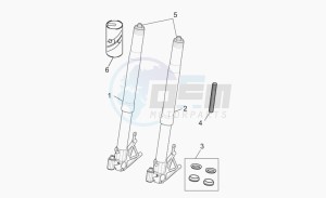 MGS-01 1200 Corsa Corsa drawing Front fork