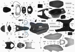 TOREO 125 drawing PLASTICS