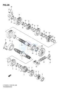 LT-R450 (E28-E33) drawing TRANSMISSION