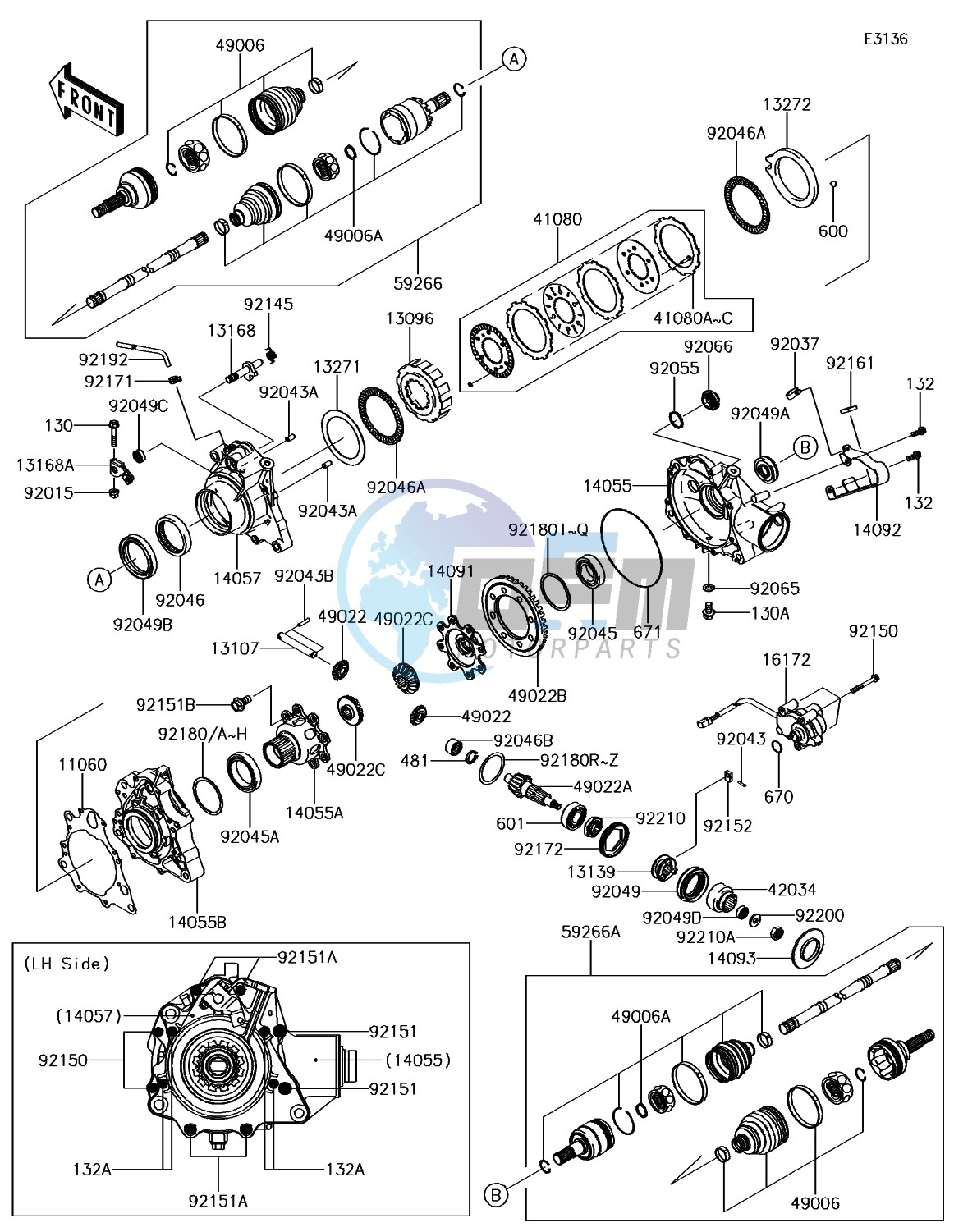 Drive Shaft-Front