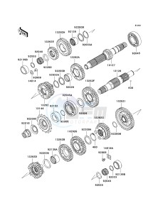 EX 650 C [NINJA 650R] (C9F) C9F drawing TRANSMISSION