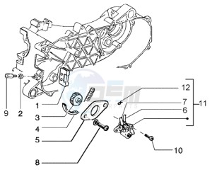 NRG 50 power purejet drawing Oil pump