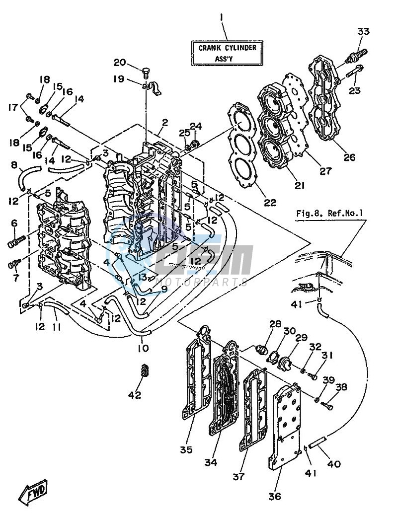 CYLINDER--CRANKCASE