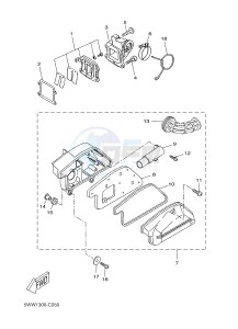 CW50N BOOSTER NAKED (2B7N 2B7N) drawing INTAKE