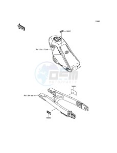 KLX250 KLX250SHF XX (EU ME A(FRICA) drawing Labels