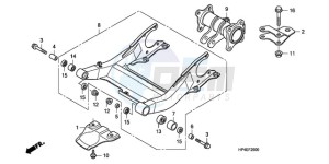 TRX420TMA Europe Direct - (ED / 2WD) drawing SWINGARM