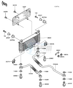 ZG 1000 A [CONCOURS] (A4-A6 A4 ONLY CAN) [CONCOURS] drawing OIL COOLER