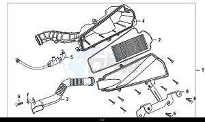 ALLO 50 (45 KM/H) (AJ05WA-EU) (L8-M0) drawing AIR CLEANER