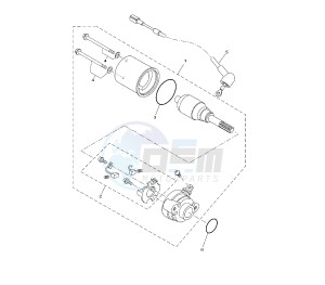 YZF R 125 drawing STARTING MOTOR