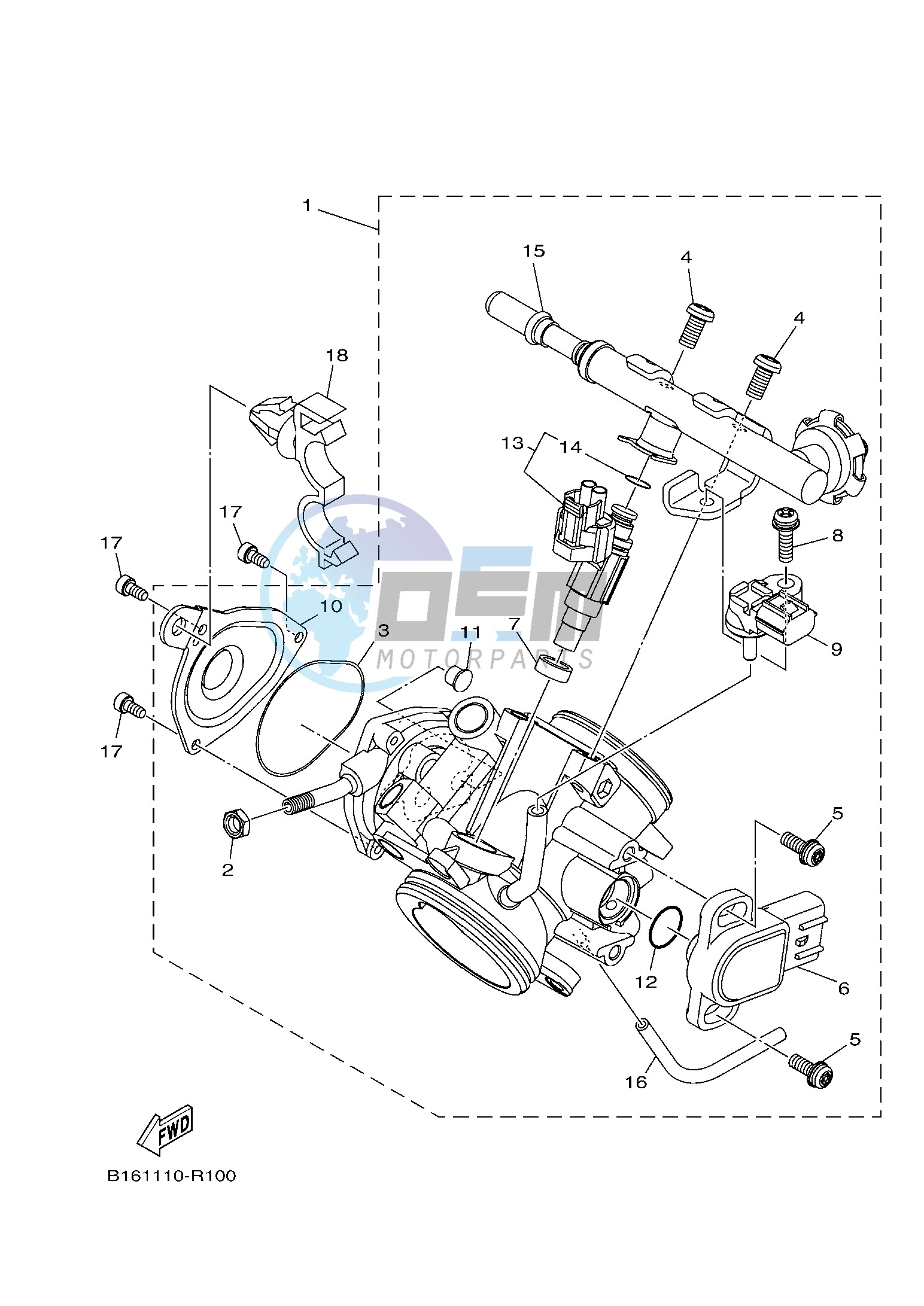 THROTTLE BODY ASSY 1