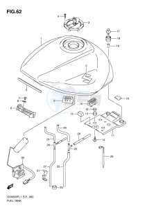 GSX650F (E21) Katana drawing FUEL TANK (GSX650FL1 E21)