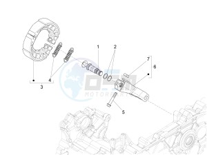 PRIMAVERA 150 4T 3V IE ABS-NOABS E3-E4 (EMEA, LATAM, APAC) drawing Rear brake - Brake jaw