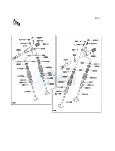 KLE500 KLE500B7F GB XX (EU ME A(FRICA) drawing Valve(s)