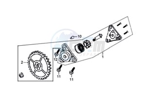 ORBIT 50 25KMH drawing OILPUMP