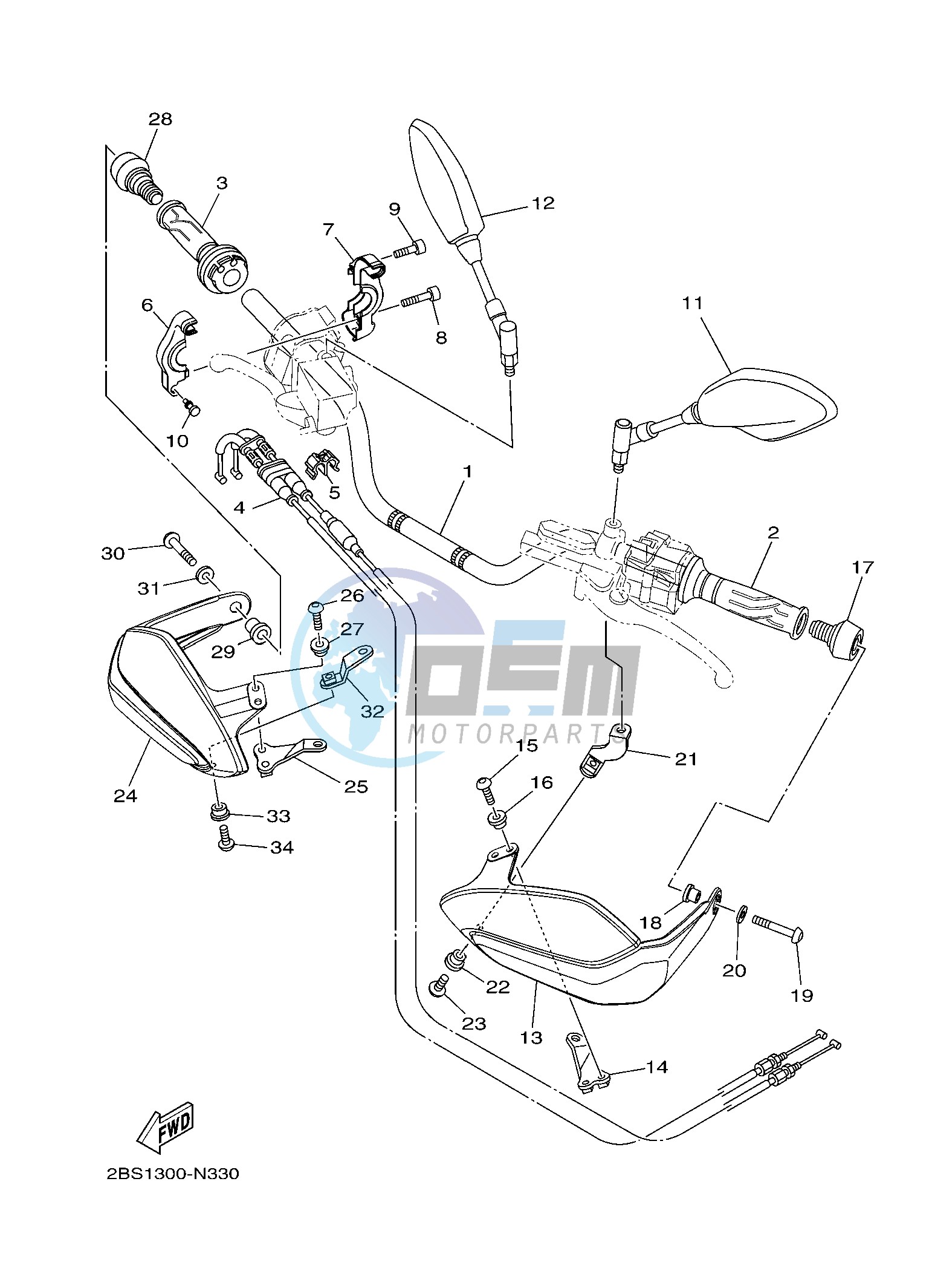 STEERING HANDLE & CABLE