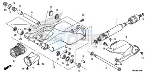 VFR1200XDH 2ED - (2ED) drawing SWINGARM