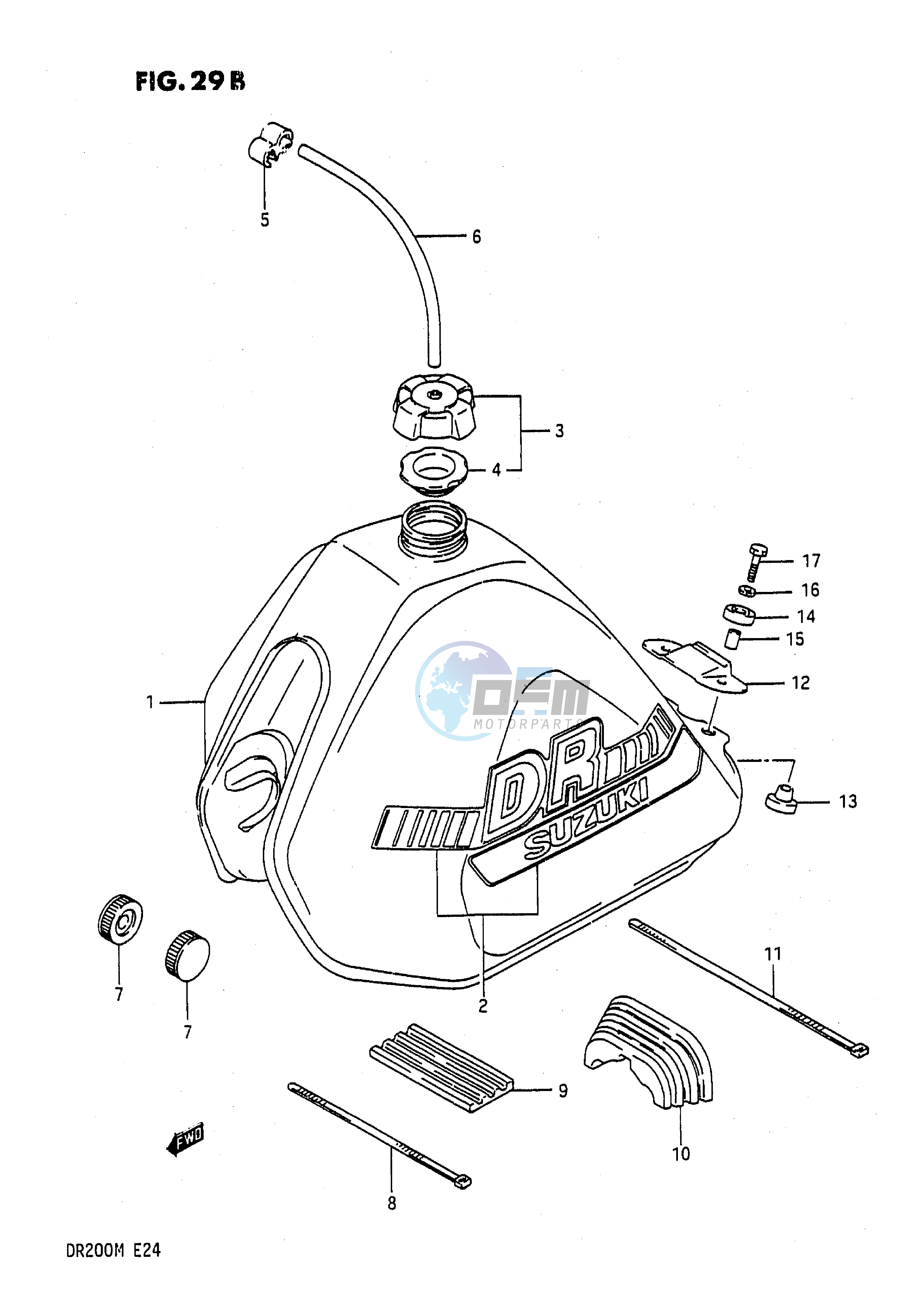 FUEL TANK (MODEL J E2)