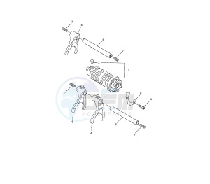 FZ6 S2 600 drawing SHIFT CAM AND FORK