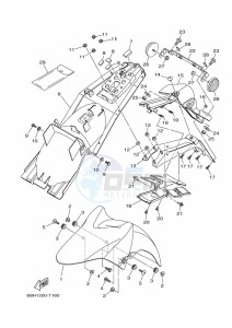 FZN250 (B8H4) drawing FENDER