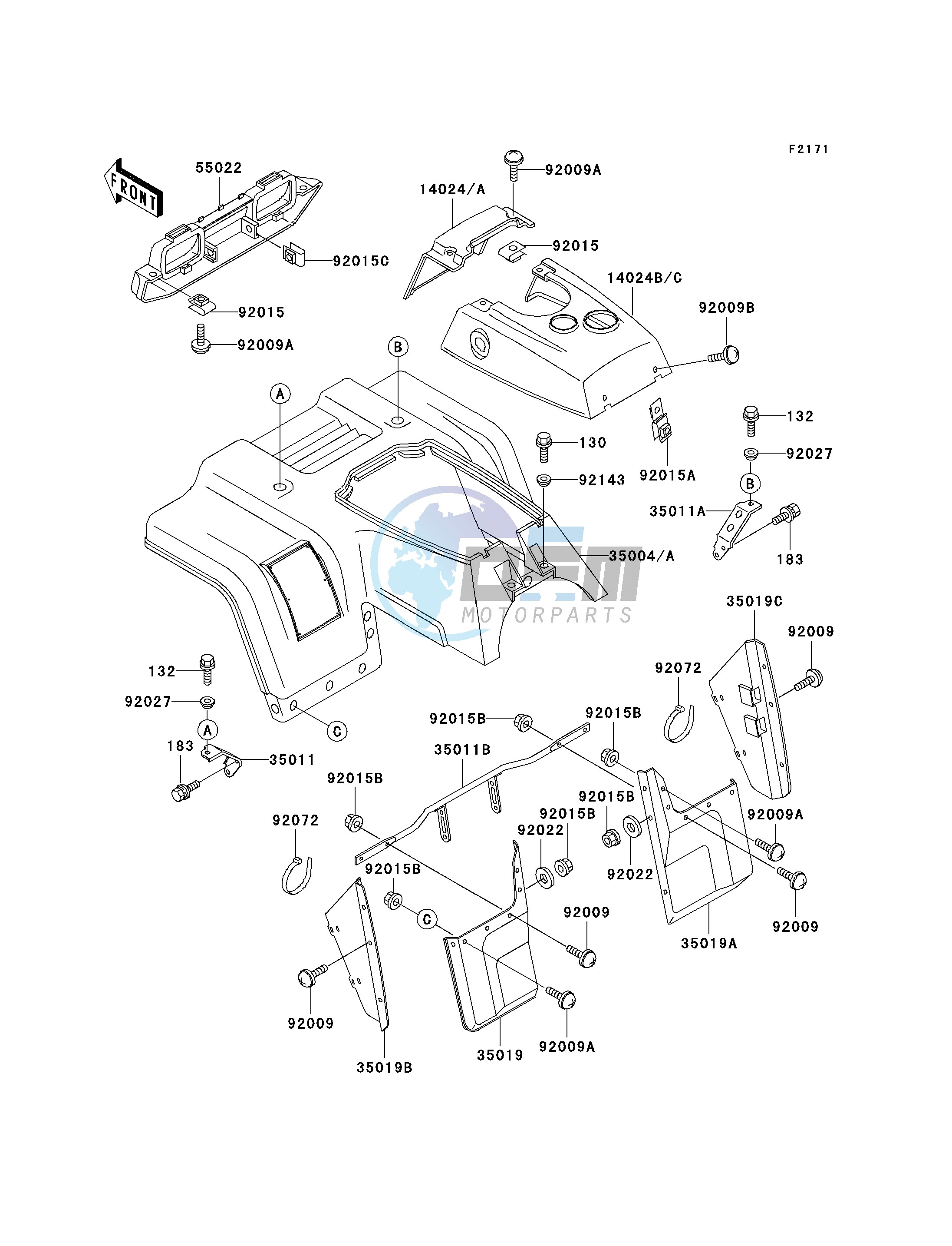 FRONT FENDER-- S- -