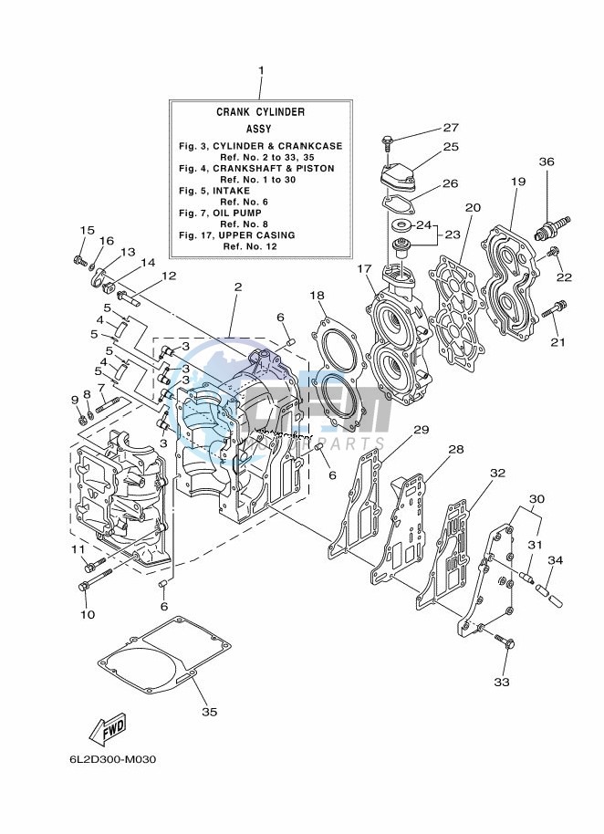 CYLINDER--CRANKCASE