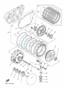 XV250 XV250M (BJP3) drawing CLUTCH