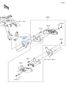 VERSYS 650 ABS KLE650FHF XX (EU ME A(FRICA) drawing Accessory(Engine Guard)