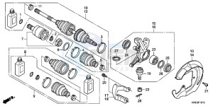 TRX500FMD TRX500FM Europe Direct - (ED) drawing FRONT KNUCKLE