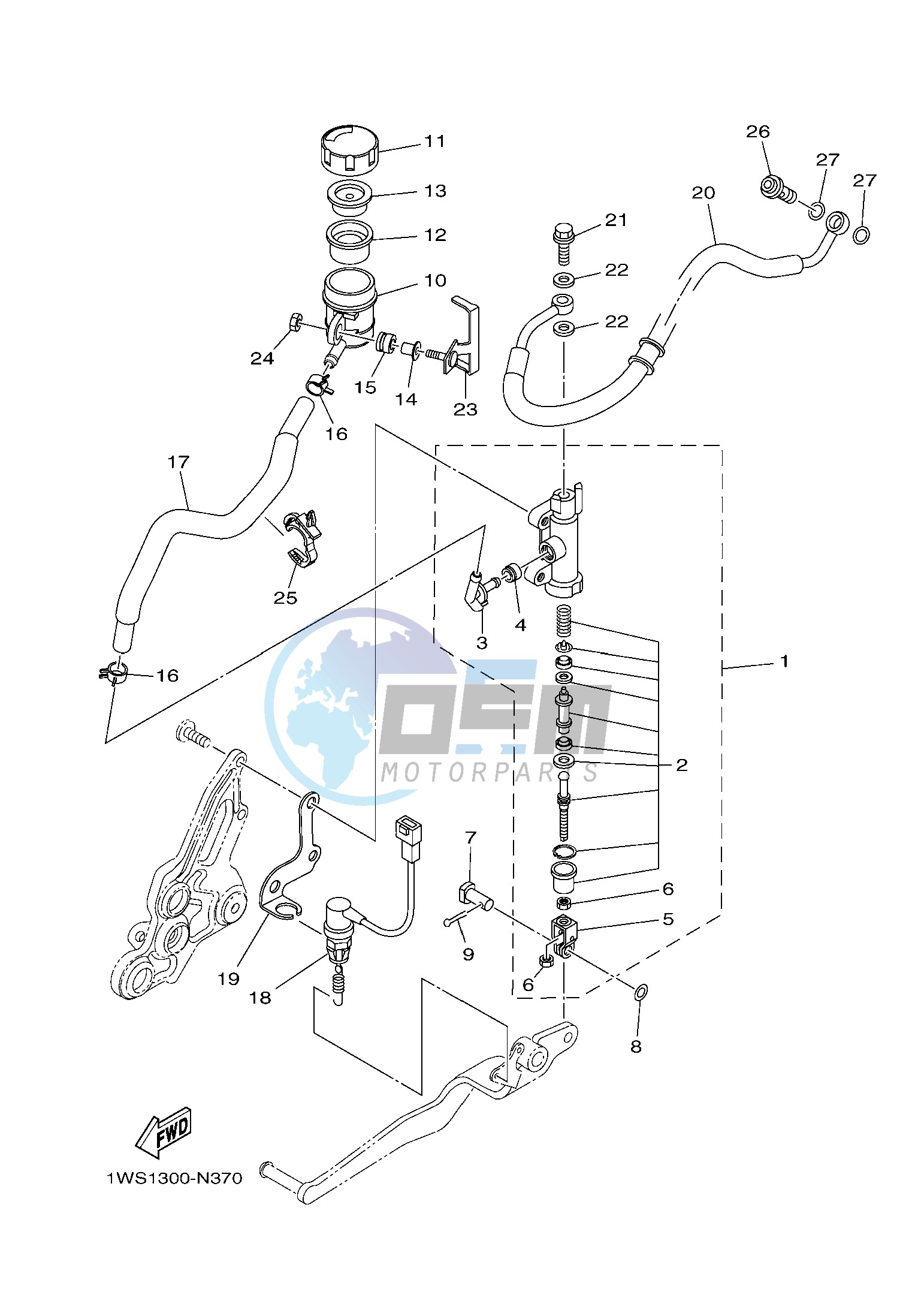 REAR MASTER CYLINDER