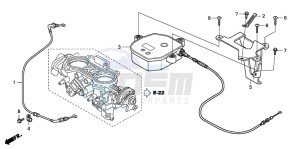 GL1800A drawing AUTO CRUISE (3) (AIRBAG)