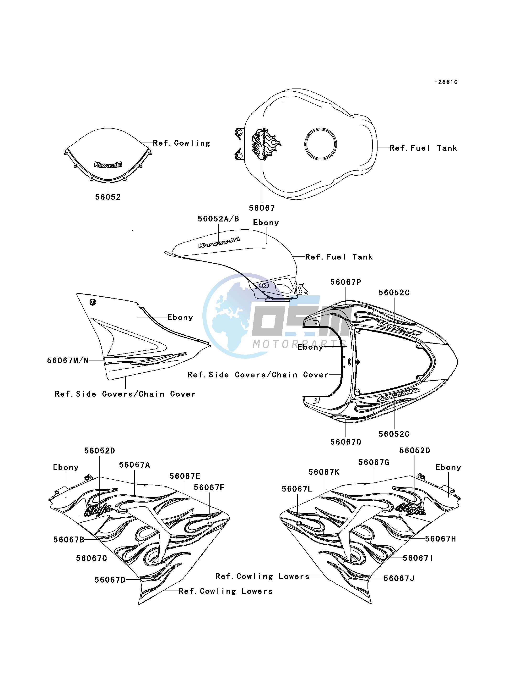 DECALS-- EBONY- --- D7FA- -