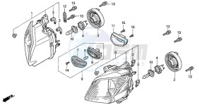 NSS250 drawing HEADLIGHT