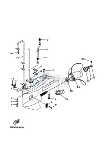 F100A drawing PROPELLER-HOUSING-AND-TRANSMISSION