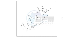 VT1300CXAB drawing BOULEVARD WINDSCREEN