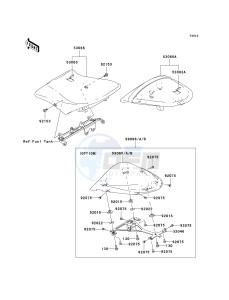 ZX636 C [NINJA ZX-6R] (C6F) C6F drawing SEAT