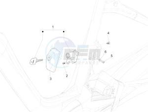 Wi-Bike Uni Deore Comfort 2016-2017 (EMEA) drawing Locks