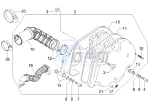 Granturismo 125 L Potenziato UK drawing Air filter