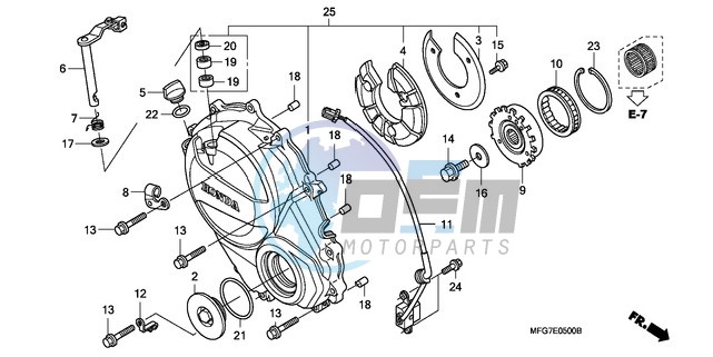 RIGHT CRANKCASE COVER