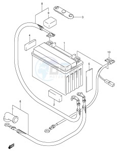 LT-Z250 (E19) drawing BATTERY