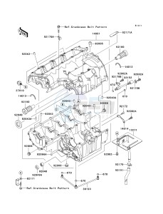 ZR 1000 A [Z1000] (A1-A3) drawing CRANKCASE