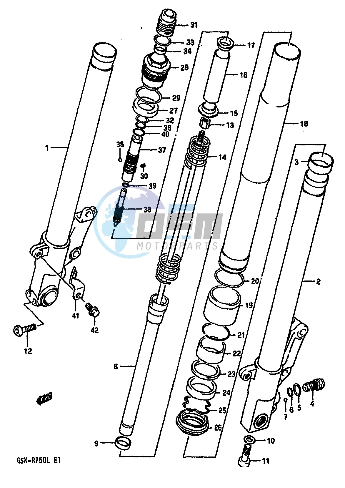 FRONT DAMPER (MODEL L)