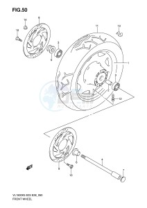 VL1500 (E3-E28) drawing FRONT WHEEL